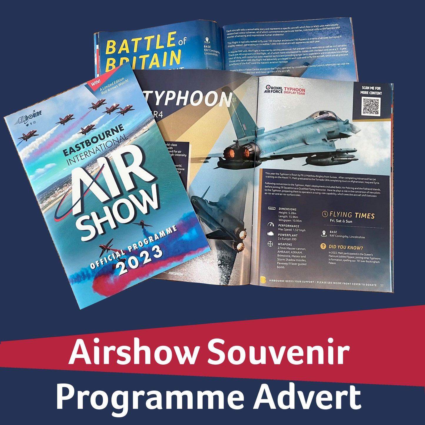 Airshow Souvenir Programme Advert